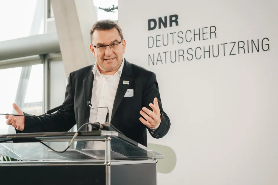 Adrian Johst auf dem Podium